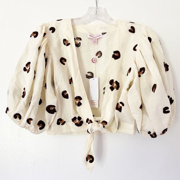 NEW Red Carter Leopard Set Paola Becky Top Skirt - Picture 3 of 12